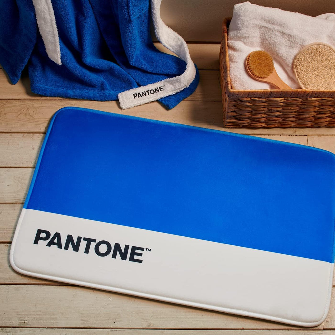 SWEET HOME Pantone™ Badteppich aus Memoryschaum, saugfähig und weich, mit gummierter Rückseite, wasc