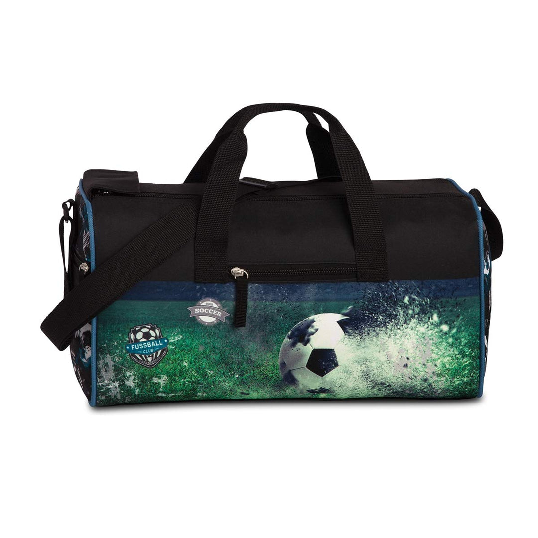 Fabrizio Kindersporttasche Sporttasche Reisetasche Fussball Soccer schwarz