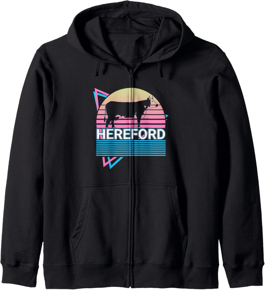 Hereford-Rinder Hereford Kuh Farmer Kapuzenjacke