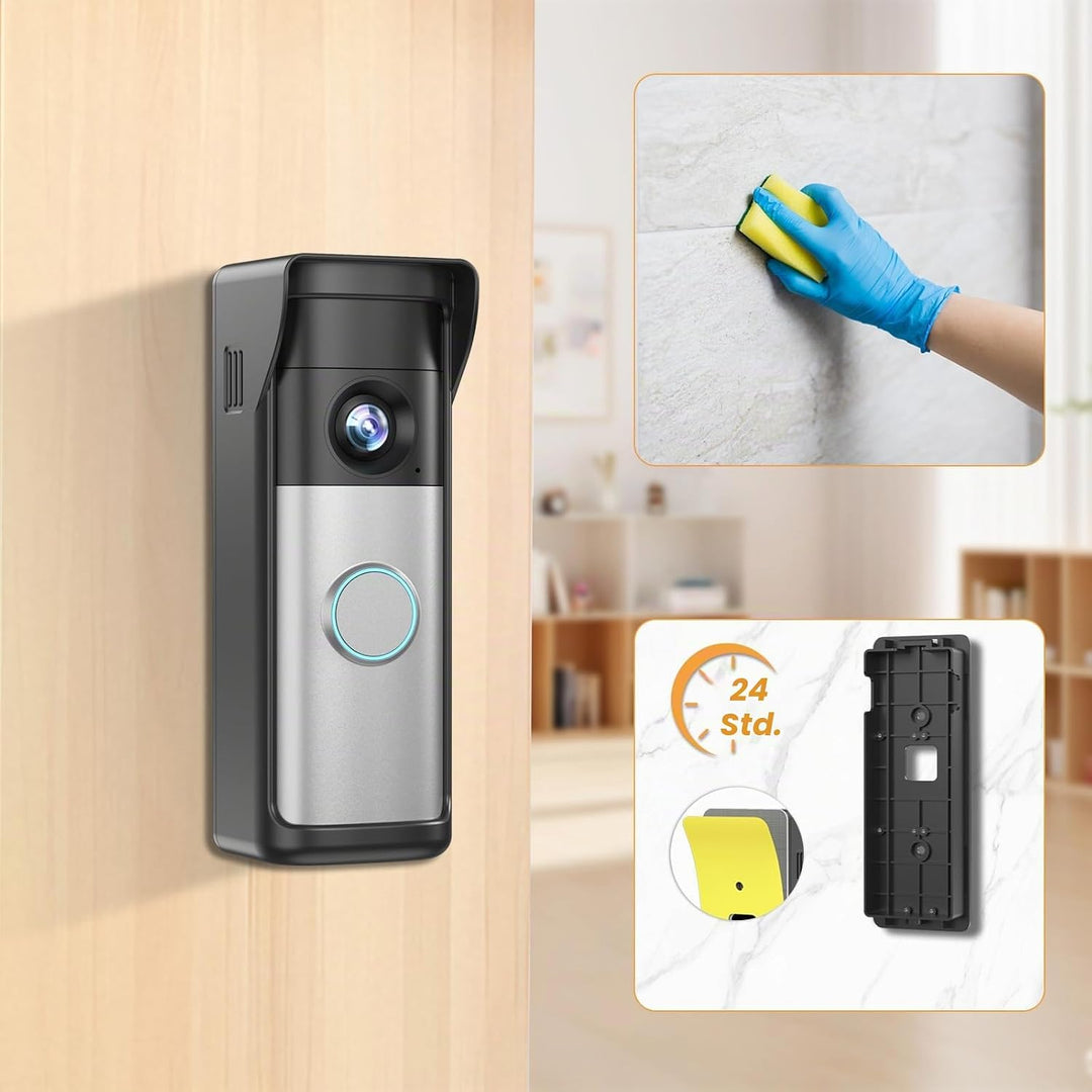 2026 Selbstklebende Video-Türklingel-Halterung für Ring Battery Video Doorbell/Plus/Pro(neueste Gen.
