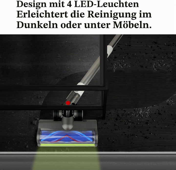 Ersatz-Motorkopf-Aufsatz für Dyson V6, DC58, DC59, DC61, DC62, DC74 Akku-Staubsauger, V-förmiger Tur