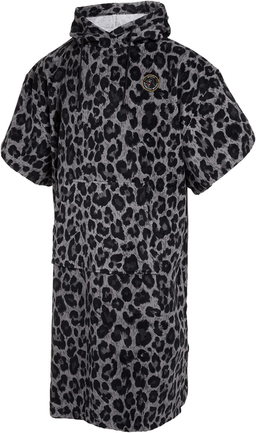 Mystic 2022 Velour Poncho/Change Robe 210134 - Black