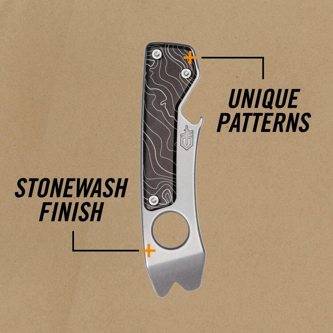Gerber Multi-Tool mit 6 Funktionen, Chonk, Mit Gürtel-Clip und Flaschenöffner, Gewicht: 68 g, Länge: