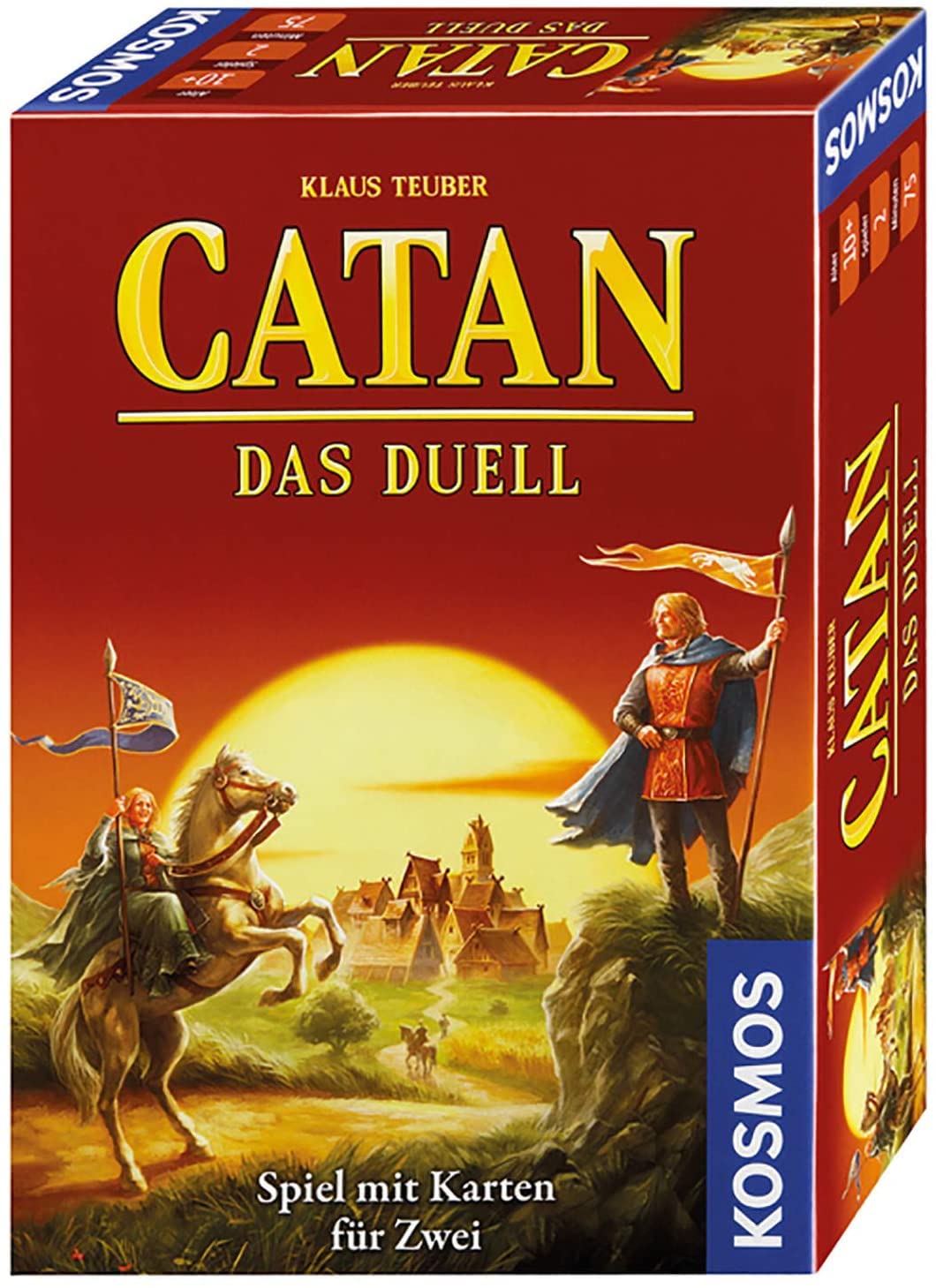 KOSMOS 693732 Catan - Das Duell, Spiel mit Karten fürgenau 2 Spieler, Spiel für 2 Personen, Gesellsc
