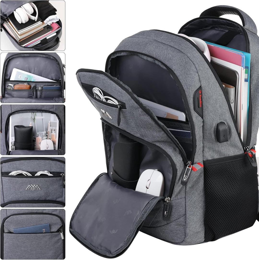 Schulrucksack Jungen Mädchen Teenager, Rucksack Schule Laptop Rucksack für Herren Damen Daypacks für