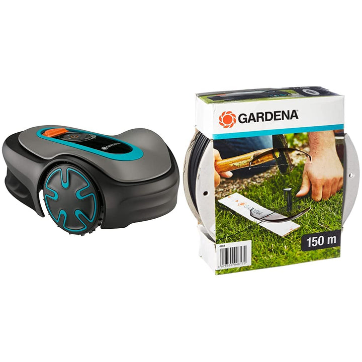 GARDENA Mähroboter SILENO minimo: Mit Bluetooth App programmierbar, mäht Flächen bis 250m² & Begrenz