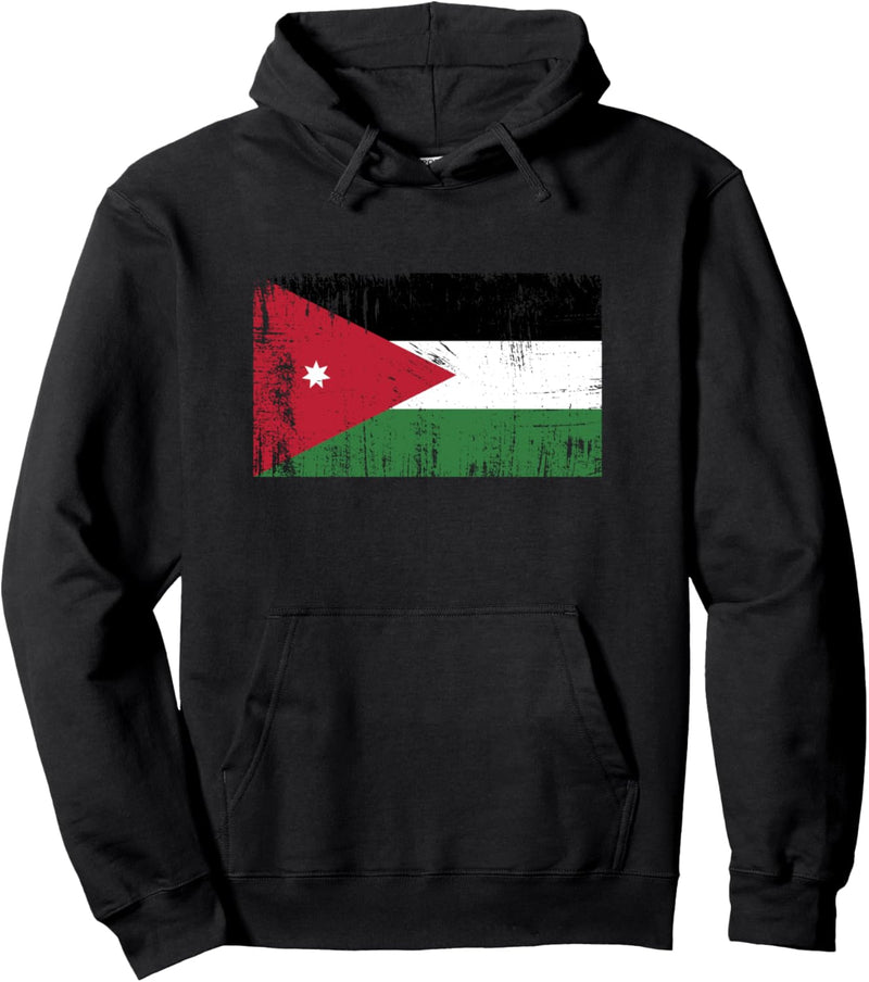 Jordanien Fahne Jordanische Flagge Geschenk Fussball-Fan Pullover Hoodie