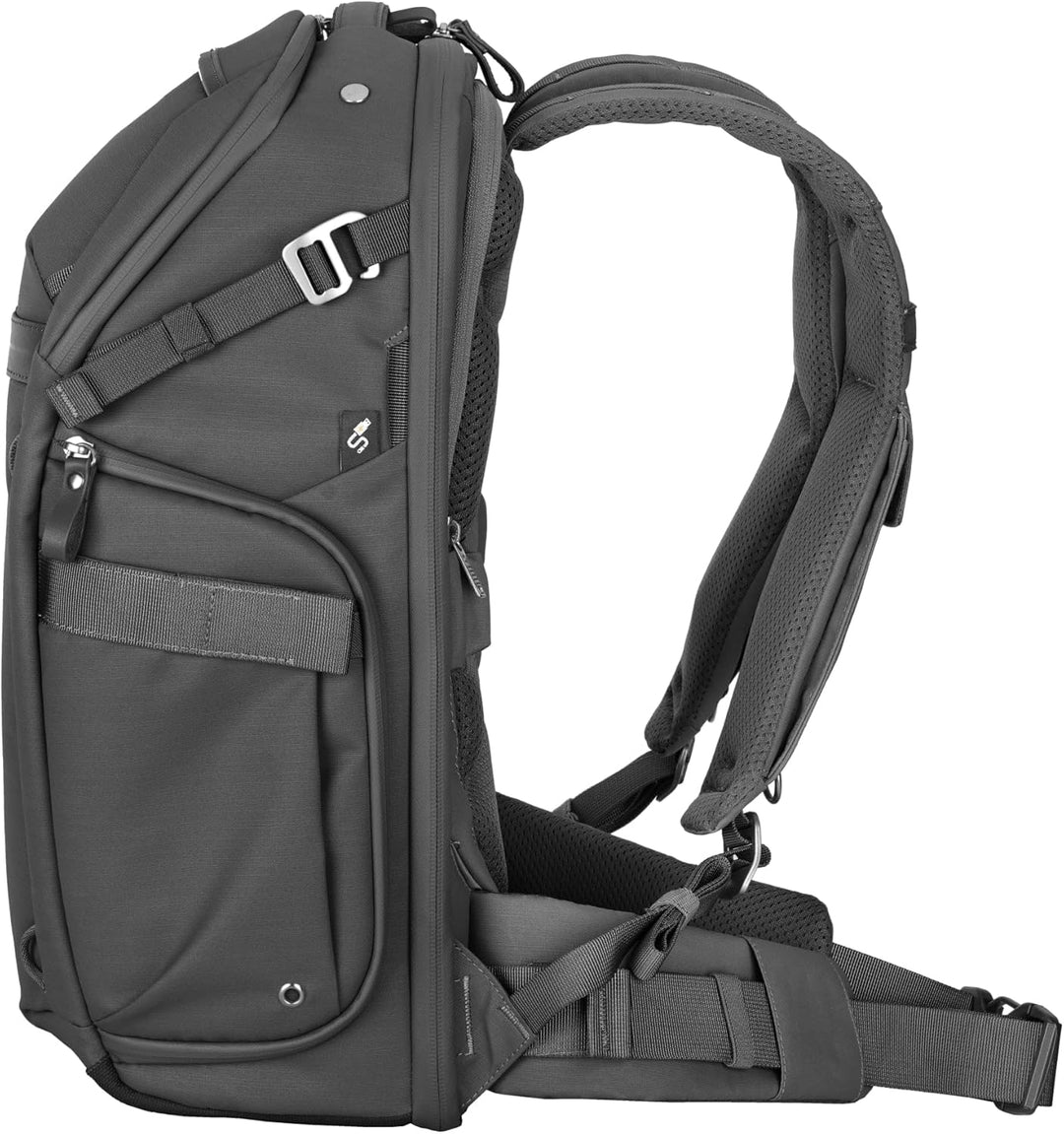 Vanguard Veo Metro B25L BK Fotorucksack für Kamera, Objektive, Laptop und Tablet, Schwarz