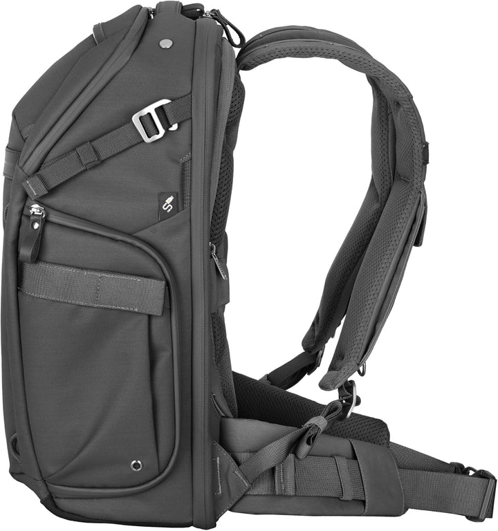 Vanguard Veo Metro B25L BK Fotorucksack für Kamera, Objektive, Laptop und Tablet, Schwarz