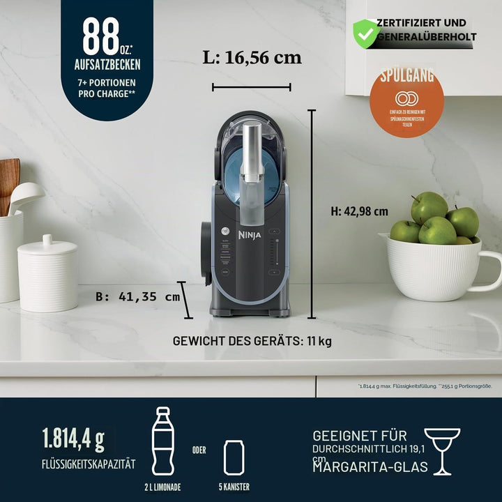 Ninja FS301, 2,5 l, Schwarz