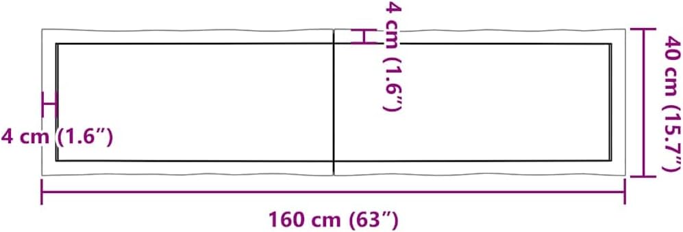 vidaXL Tischplatte, Holzplatte für Tisch Esstisch Couchtisch, Massivholzplatte Handgefertigt mit Bau
