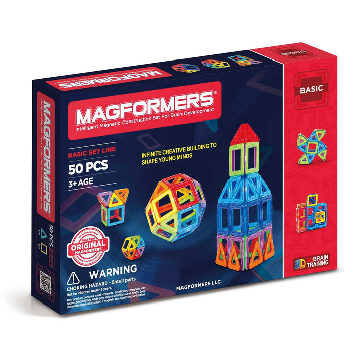 MAGFORMERS 50 Set Spielzeug, 63135, Multicoloured