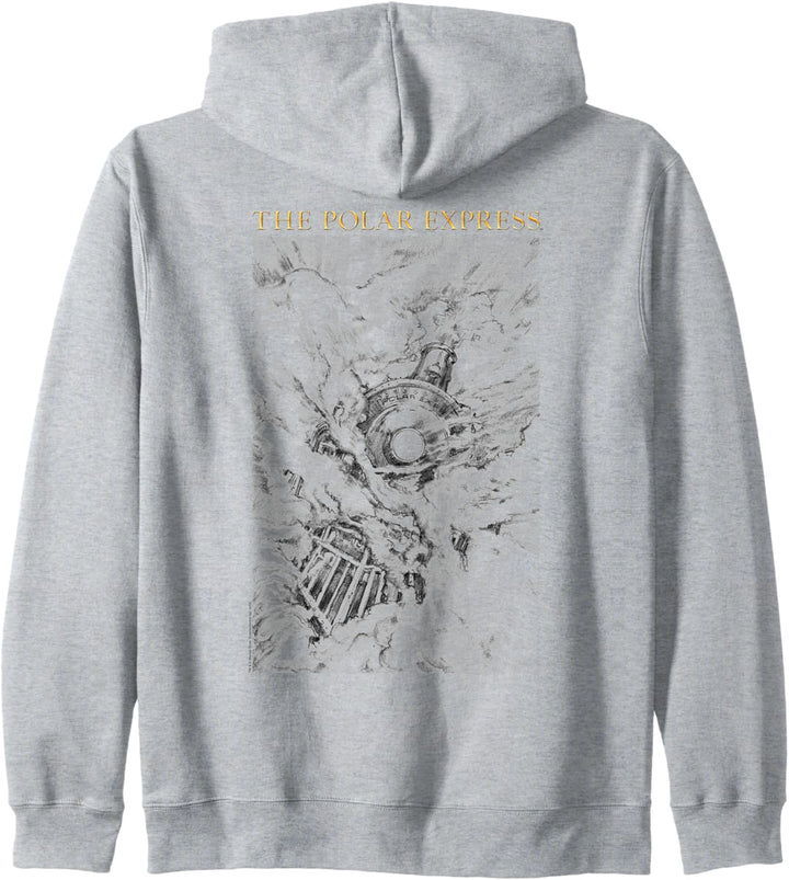 Polar Express Drawing Weihnachten Kapuzenjacke