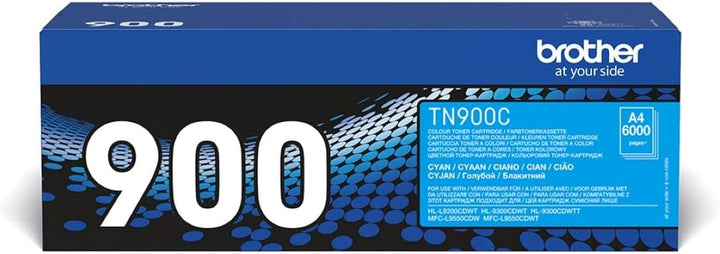 Brother Original Super-Jumbo-Tonerkassette TN-900C cyan (für Brother HL-L9200CDWT, HL-L9300CDWTT, MF