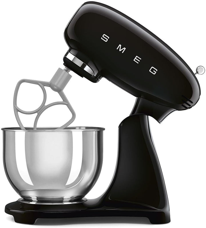 Küchenmaschine, 4,8 l, 1000 W, Schwarz, SMF05BLU SMEG