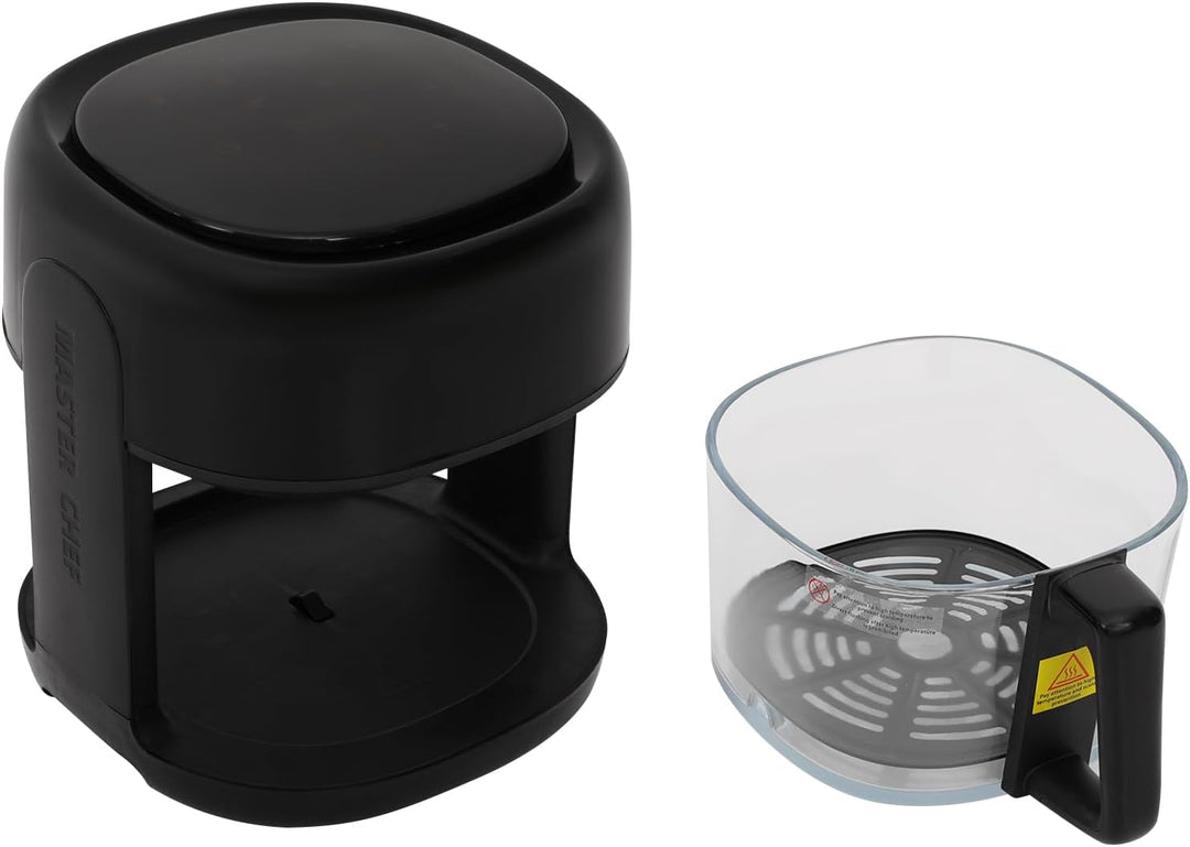 Heissluftfritteuse 3.3L Smart Airfryer mit Full Touch Screen & Sichtfenster, Air Fryer mit Automatis