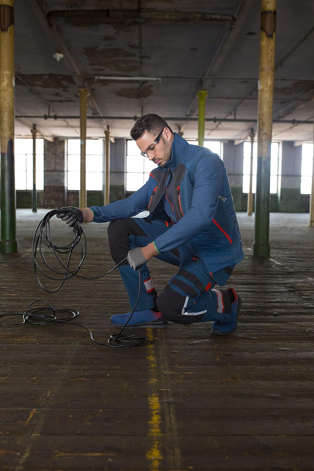 Portwest DX4 Hybrid-Steppjacke, Grösse: XXL, Farbe: Metal Grau, DX471MGRXXL XXL Metallgrau, XXL Meta