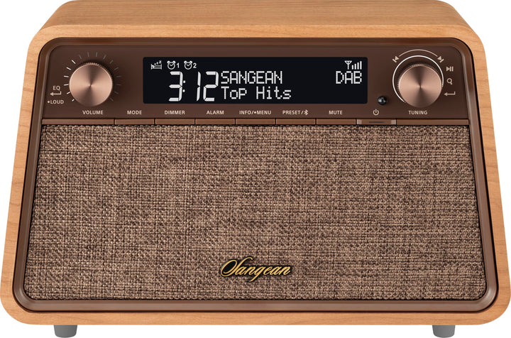 Sangean WR-201D Dab+(10), FM RDS (10) Radio mit Bluetooth, mit LCM-Display für einfaches Ablesen und
