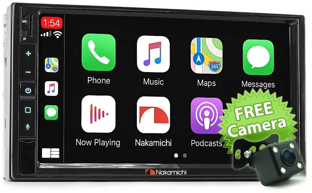 Nakamichi NAM3510-M7 Lizenziertes Apple CarPlay Android Auto Multimedia Headunit Radio Stereo Univer