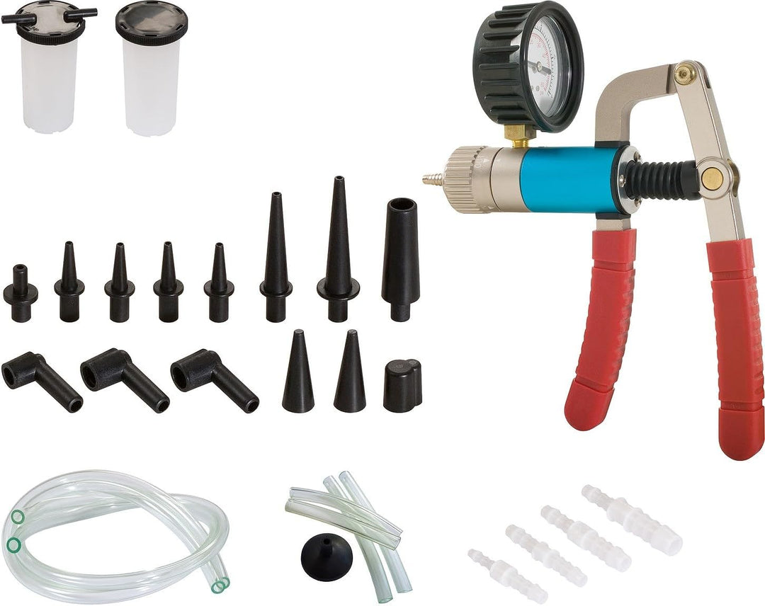 KS Tools 150.1900 KFZ Druck- und Unterdruckpumpen-Satz, 7-tlg., 7pcs