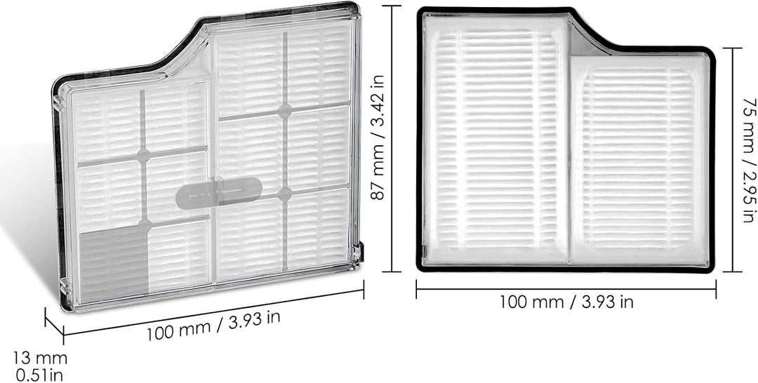 (5 Stück) Saros 10 Ersatz HEPA Filter kompatibel mit Roborock Saros 10 Roboter-Staubsauger, Filterzu