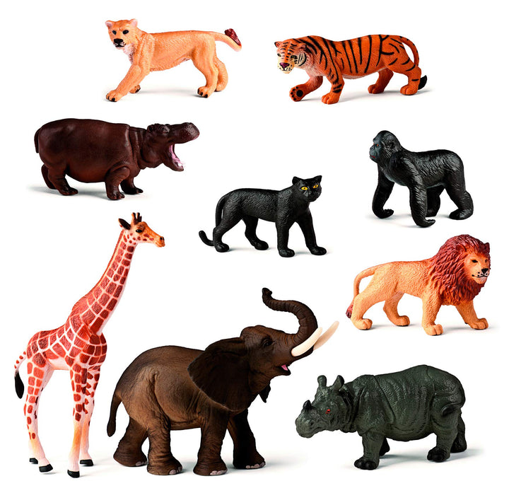 Tierfiguren, Wildtiere, Tiere der Wildnis 9 Figuren-25119