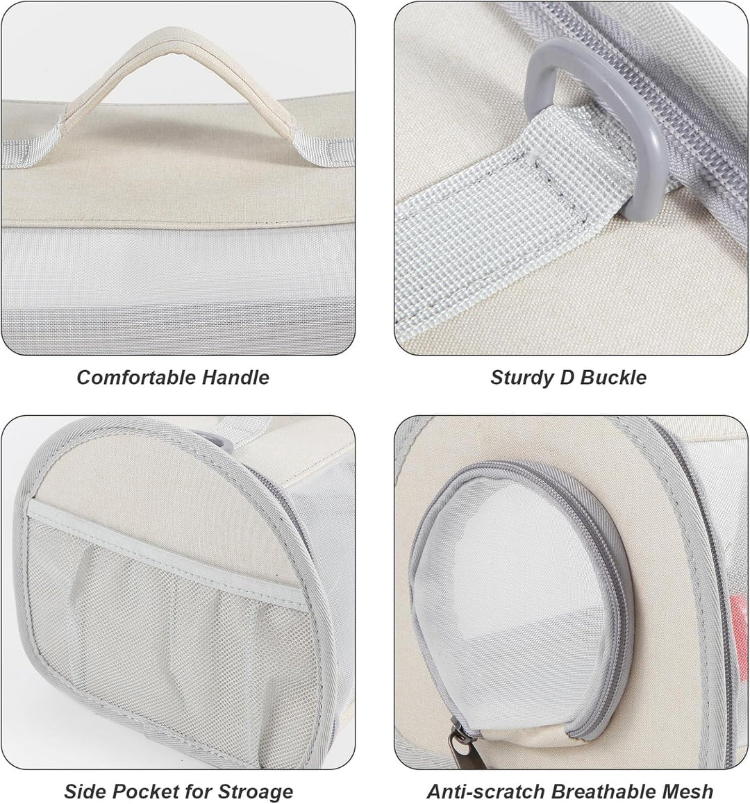 Kleintiertransporttasche – Atmungsaktive Perspektivtasche für Meerschweinchen, Kaninchen &amp; Co. – Ide