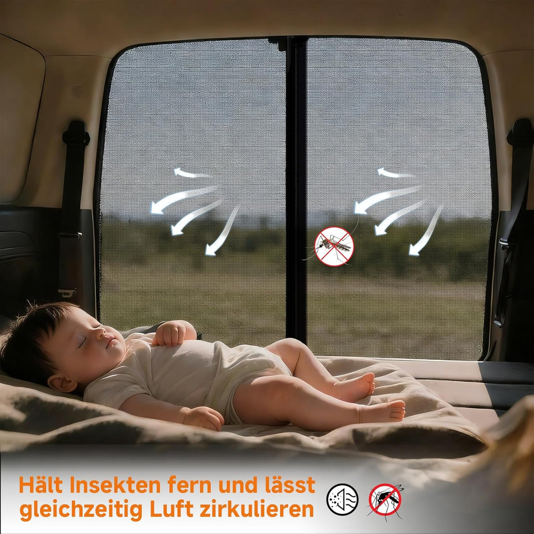 Moskitonetz Magnetisch für VW T5 T6 Heckklappe, Auto Insektennetze &amp; Sonnenschutz, Fliegengitter Aut