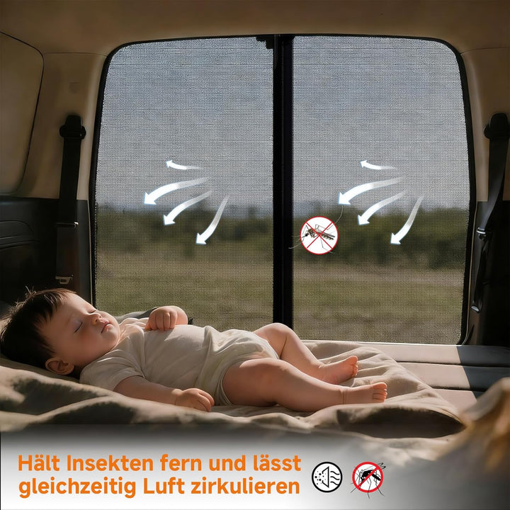 Moskitonetz Magnetisch für VW T5 T6 Heckklappe, Auto Insektennetze &amp; Sonnenschutz, Fliegengitter Aut