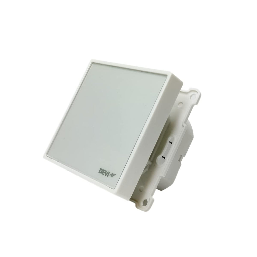 DEVI Raum+BodenThermostat 140F1141 RAL9010 Raumthermostat/Uhrenthermostat 5703466239636, White x Whi