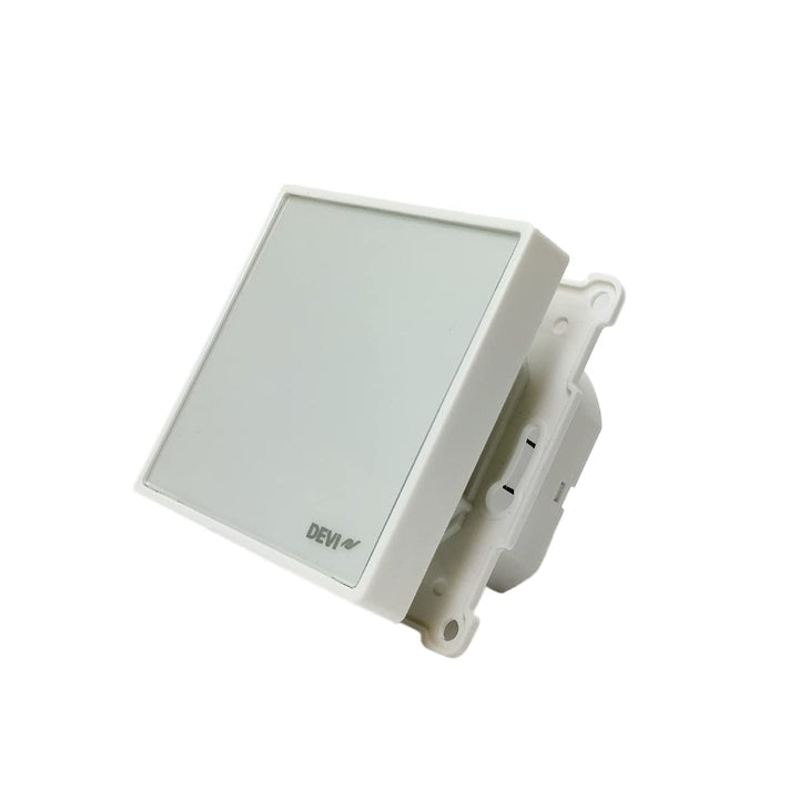 DEVI Raum+BodenThermostat 140F1141 RAL9010 Raumthermostat/Uhrenthermostat 5703466239636, White x Whi