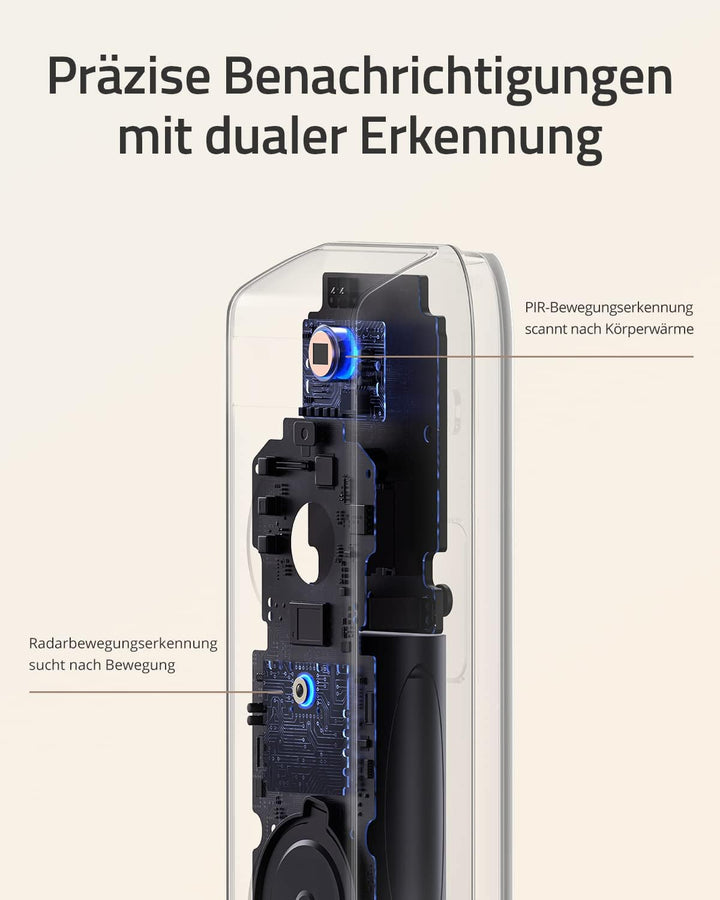 eufy Security Video Doorbell S330 Dual Camera, Akkubetriebene Video Türklingel mit Kamera &amp; Homebase