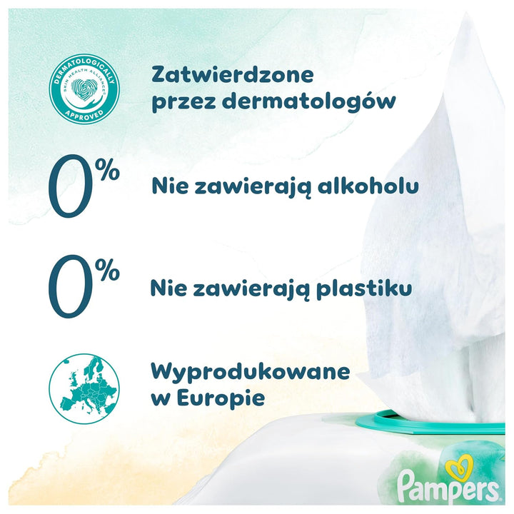 Pampers Harmonie Protect & Care Feuchttücher 18 Packungen mit jeweils 44 Feuchttüchern = 792 Feuchtt