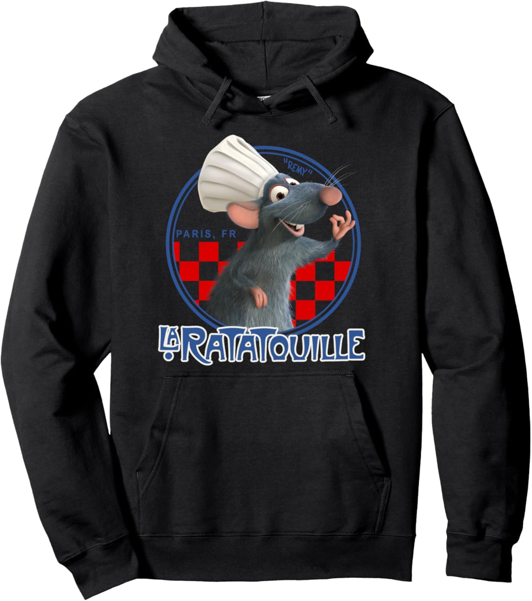 Disney Pixar Ratatouille Remy Chef Hat Portrait Pullover Hoodie