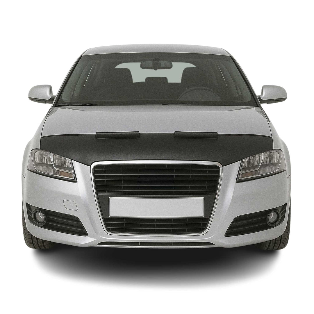 Haubenbra Bonnet Bra Steinschlagschutzmaske kompatibel mit Audi A3 8P FL 2008-2013 1x Halb Motorhaub