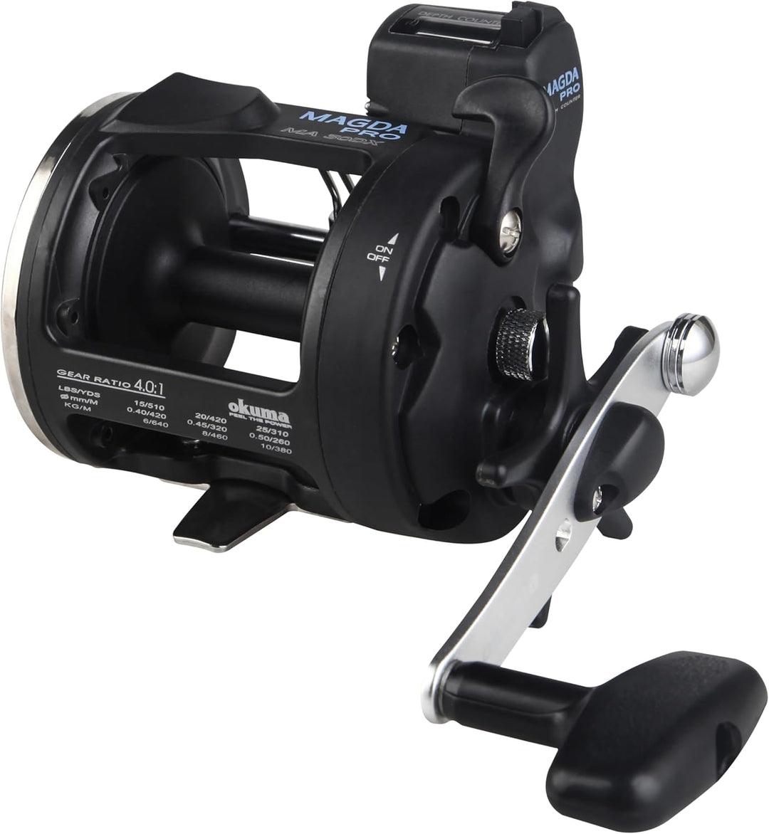 Okuma Magda Pro Line Counter Levelwind Schlepprolle MA-45DX, MA-45DX