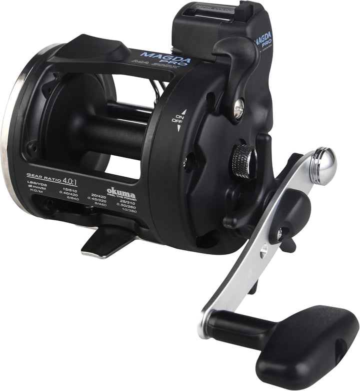 Okuma Magda Pro Line Counter Levelwind Schlepprolle MA-45DX, MA-45DX