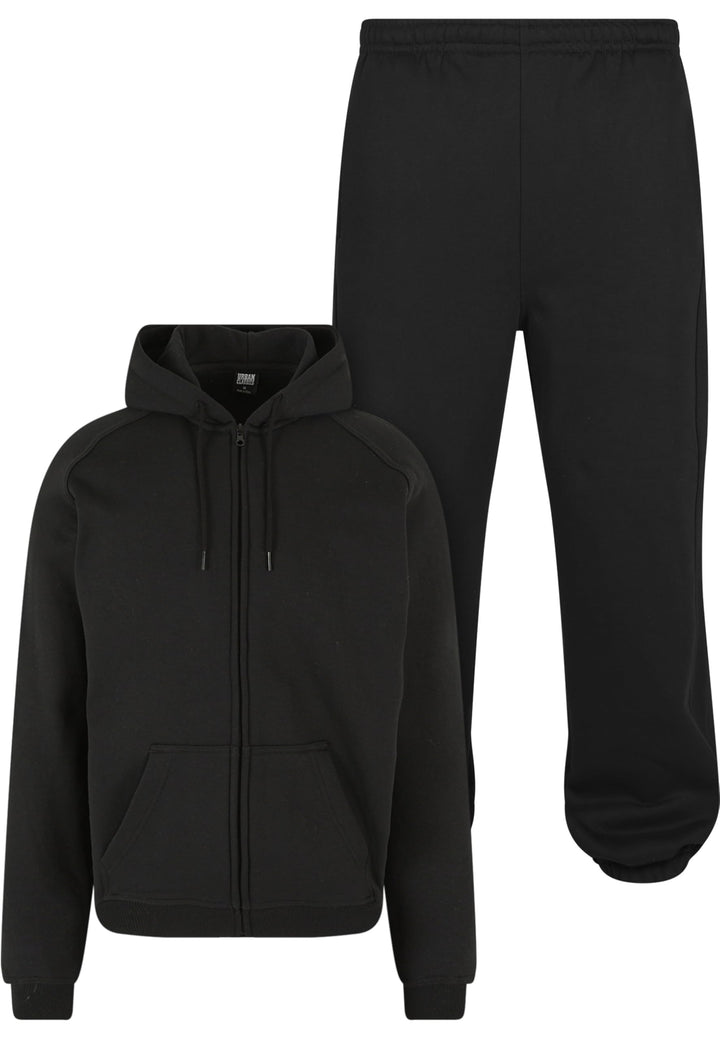 Urban Classics Herren Jogginganzug Blanc Suit, lässiges Kapuzensweatshirt mit Jogginghose, erhältlic