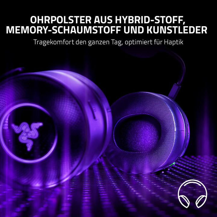 Razer Kraken V3 Pro - Kabelloses Gaming-Headset mit Taptic Technology (Kopfhörer mit sensorischem To