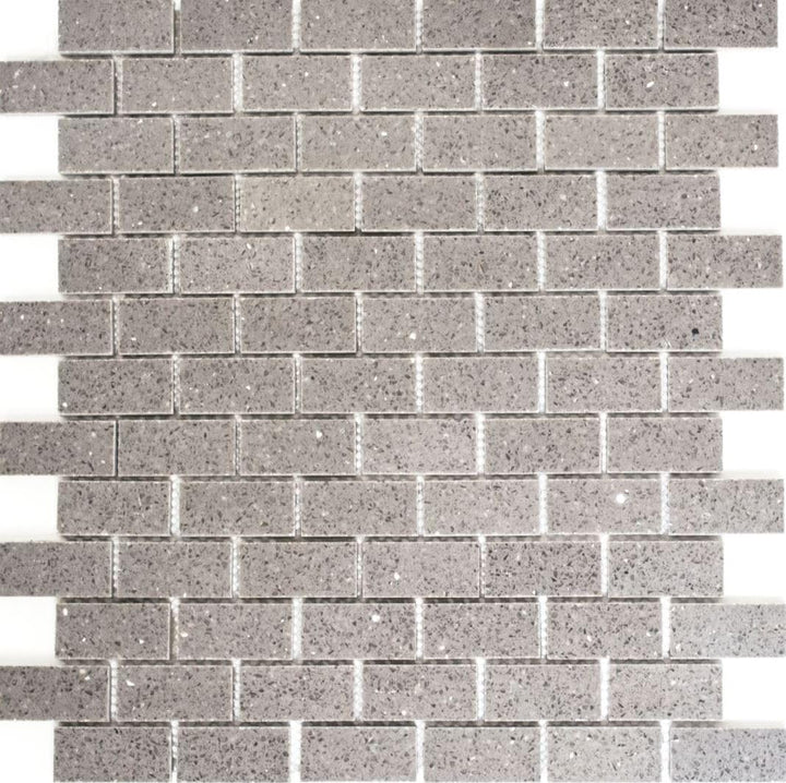 Mosaik Brick Artifical grau Artifical Kunstharzmosaik Fliesenspiegel, Mosaikstein Format: 23x48x8 mm