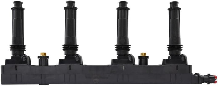 HELLA 5DA 358 000-331 Zündspule - 12V - 6-polig - inkl. Zündkerzenstecker - geschraubt