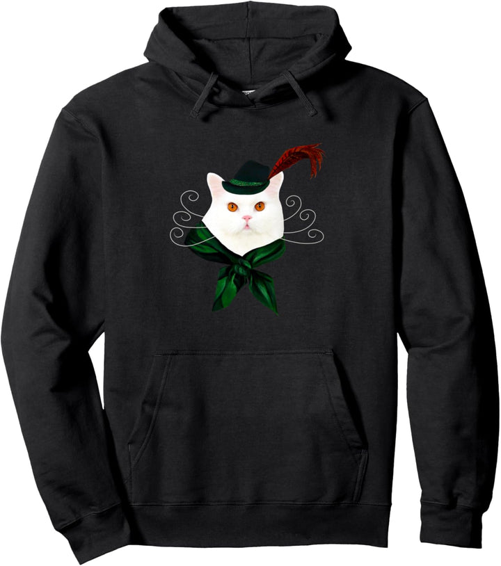 Katze in Tracht Pullover Hoodie