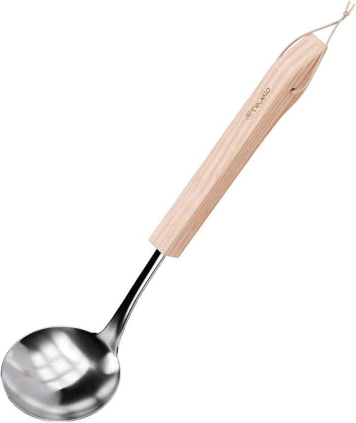 Dewello® Saunaeimer inkl. Kelle mit Edelstahleinsatz, Fassungsvermögen ca. 3 Liter, Hemlock-Holz, Ba