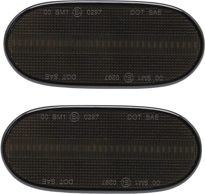 goingfast Passend für Mercedes Spinter W906 6x LED Seitenmarkierungsleuchten Schwarz 06-13 Positions