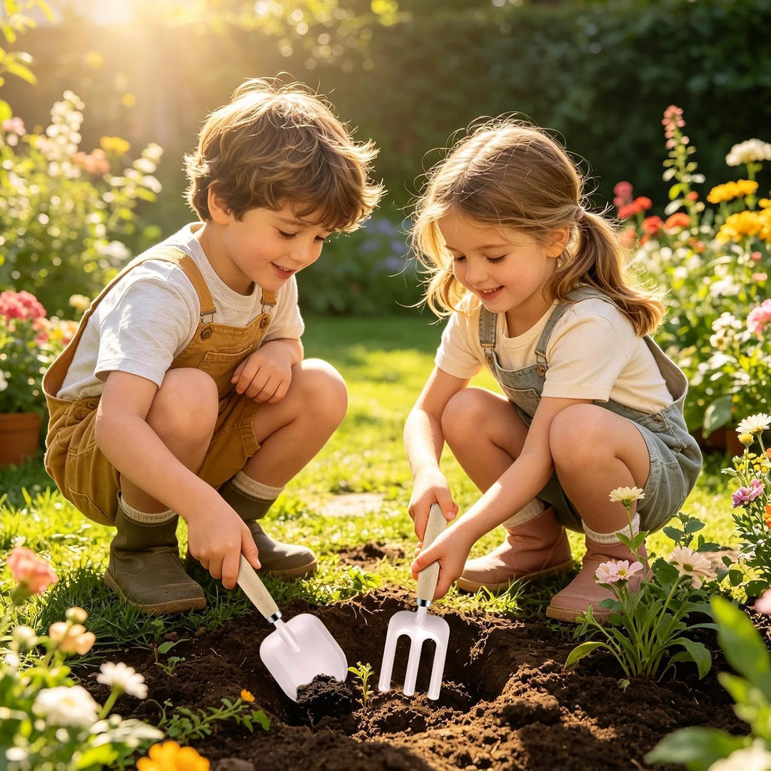 Generisch Kinder Gartenwerkzeug Kompaktes Rollenspiel-Set Spielzeug | Kinder Schaufeln für Outdoor H
