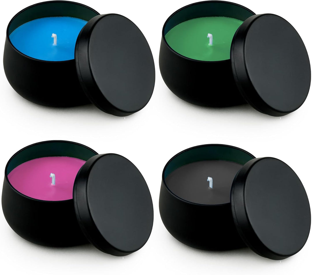 Kerzen selber machen Set – DIY Kerzen Giessset & Kerzenherstellung Bastelset mit Silikonformen, Soja