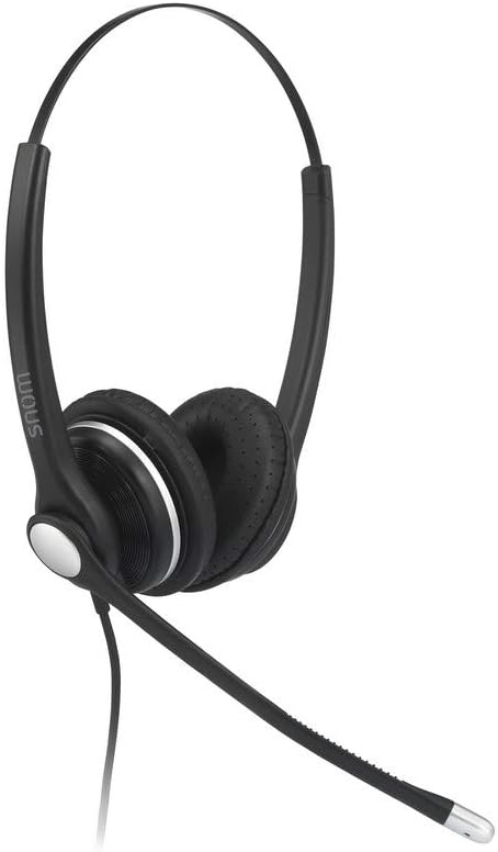SNOM A100D Binaural Headset for all Snom desktop Telephones 3x0/D3x5/7x0/D7x5; 4342 Breitband Headse
