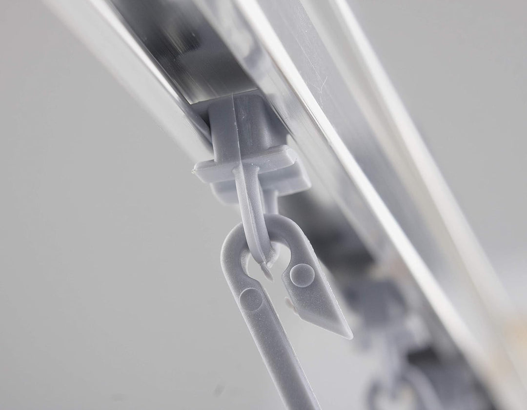 RIDDER 52000 Duschvorhangschiene, Duschvorhangstange, ca. 90 x 90 cm, Aluminium, poliert 90x90 cm Ch