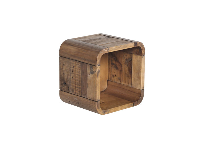 Woodkings® Badregal Dingle 30x30 Holz Pinie Natur rustikal Wandregal Regal Würfel Badmöbel Badezimme