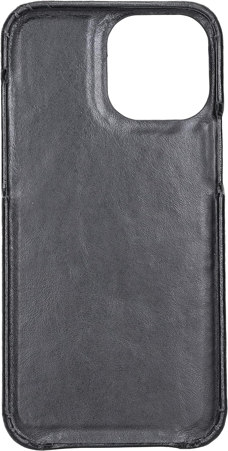 Solo Pelle Lederhülle kompatibel für iPhone 13 Pro Max in 6.7 Zoll abnehmbare Hülle (2in1) inkl. Kar